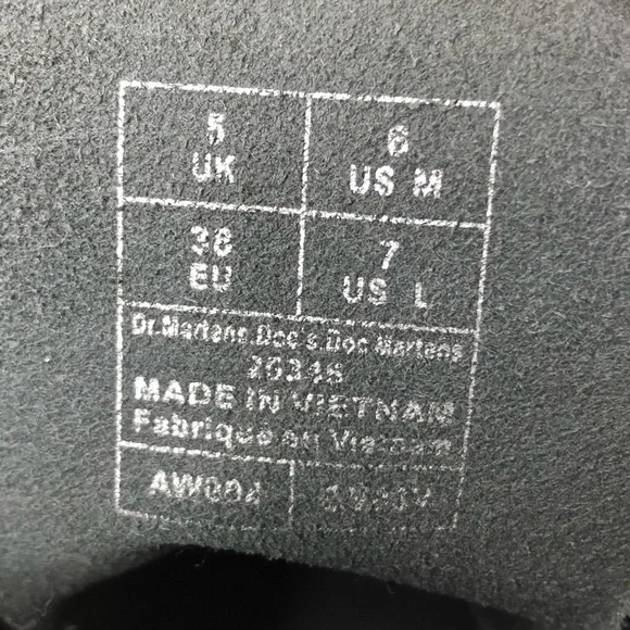 Dr Martens 1460 Bex Smooth Leather Platform Ankle Boots Women’s 7 Shoes - Picture 12 of 12